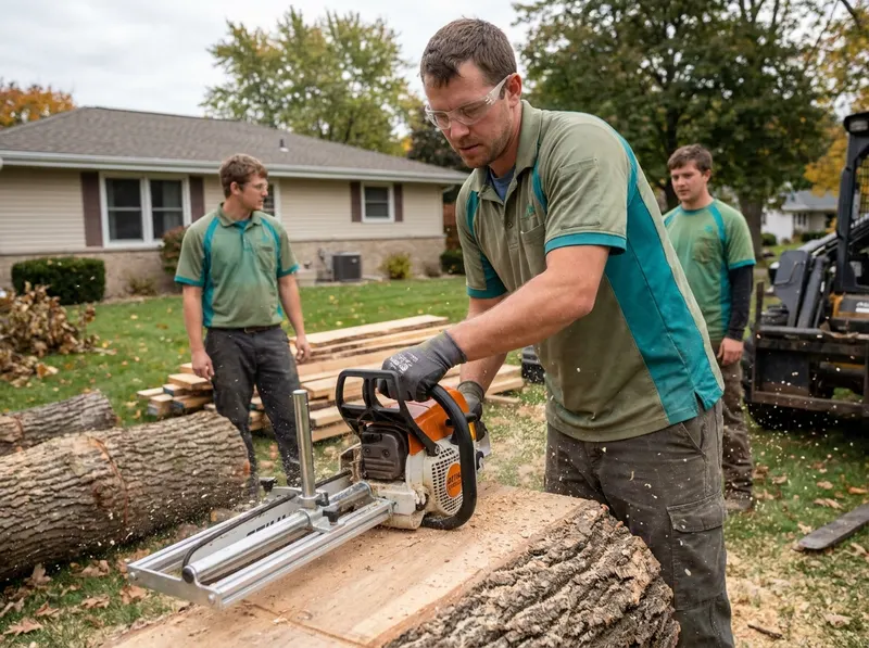 Log Milling in Mount Pleasant in Mount Pleasant, WI